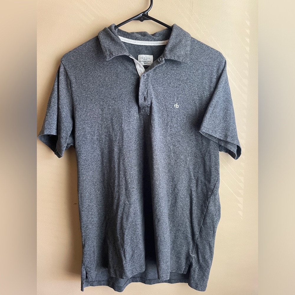 Rag + Bone grey polo